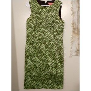 Women's Dress Maggy boutique Multicolor Lined Dress Size 12 Stiff Back Full zip.